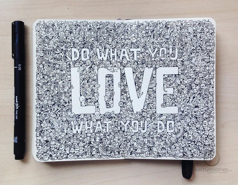 Illustration for article titled You can get lost for hours in these insanely intricate doodles
